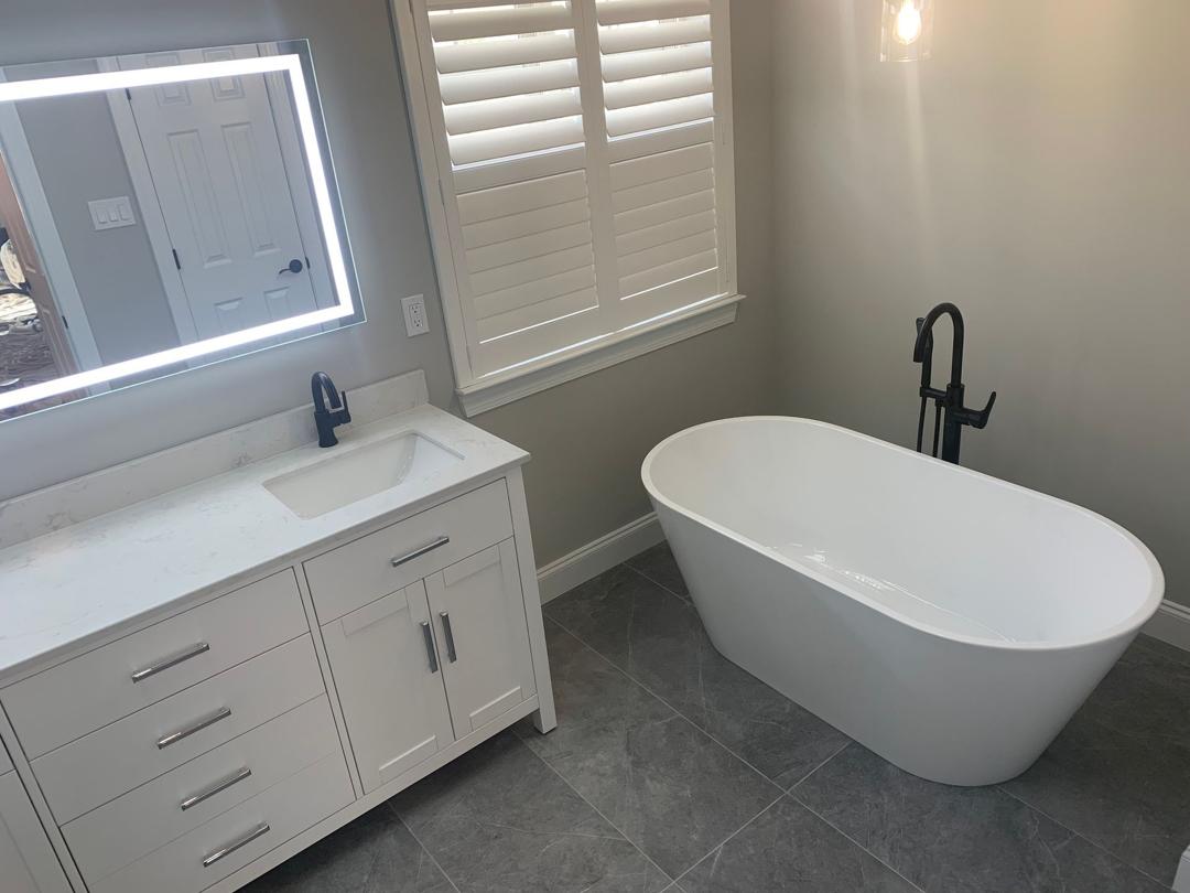 Bathroom remodeling project