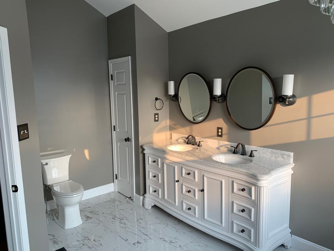 Custom bathroom renovation
